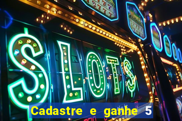 Cadastre e ganhe 5 reais para apostar